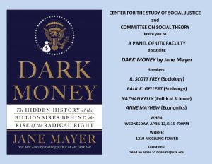 Dark Money event flyer